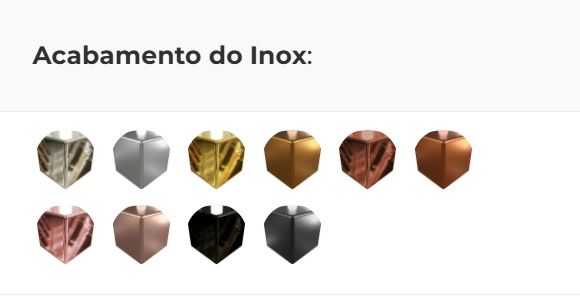 Cores de Inox para Poltronas de Alto padrão em Curitiba.
