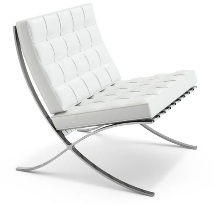 Poltronas de couro branco em curitiba.