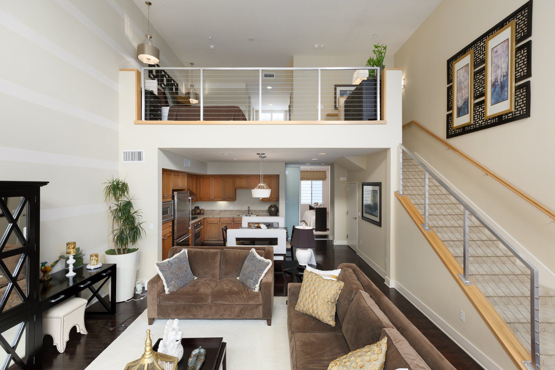 living room space