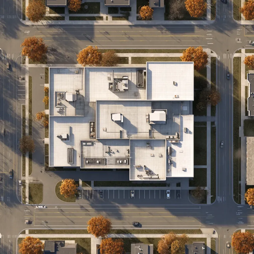 Commercial roof inspection and assessment Cicero IL contractors providing UV degradation analysis, polymer aging tests, granule loss quantification, licensed coating integrity specialists.