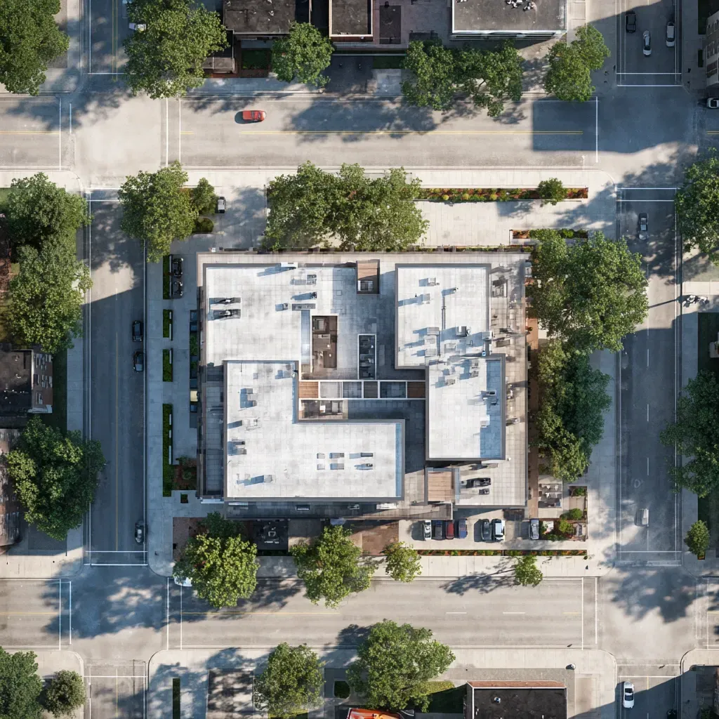 Commercial flat roof repair Cicero IL contractors delivering TPO membrane re-lamination, primer re-coats, seam weld reinforcement, parapet wall flashing repair, certified local crews.