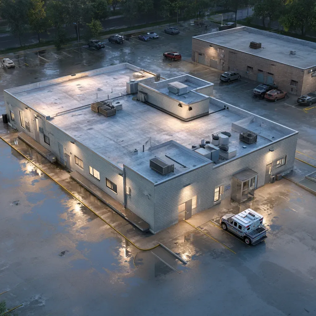 Commercial roof sealing Cicero IL team executing TPO membrane EPDM hybrid seal overlays, seam tape weld enhancements, parapet flashing counter-seal installations, certified installers.