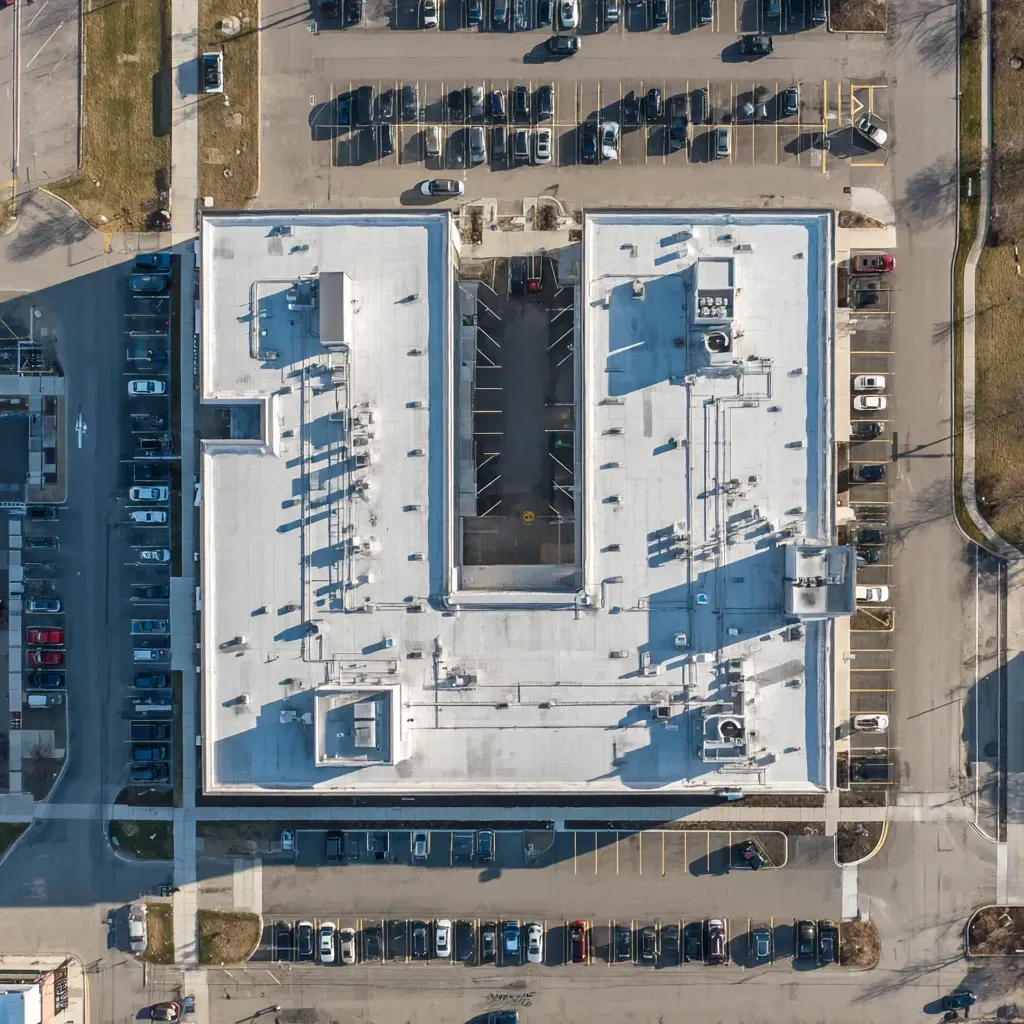 Commercial roof sealing Cicero IL team executing heat-weld TPO overlay seals, thermal seam integrity audits, gutter scupper caulk restorations, certified technicians.