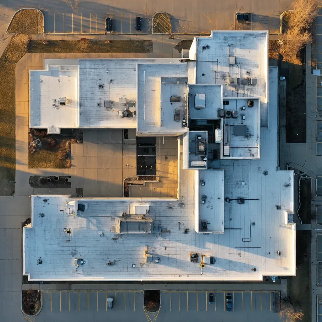 Commercial roof inspection and assessment Cicero IL team executing parapet wall coping inspections, counter-flashing integrity checks, coping fastener torque tests, thermal barrier reviews, certified structural roof advisors.