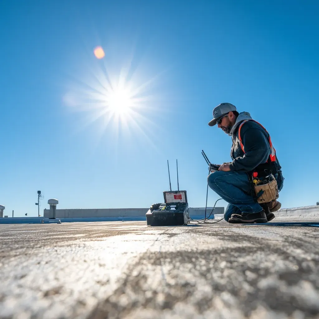 Commercial roof sealing Cicero IL specialists handling liquid-applied silicone protective wraps, UV defense glazing, deck joint sealants, certified applicators.