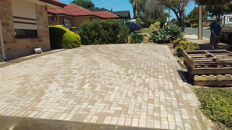 antony cement paving after