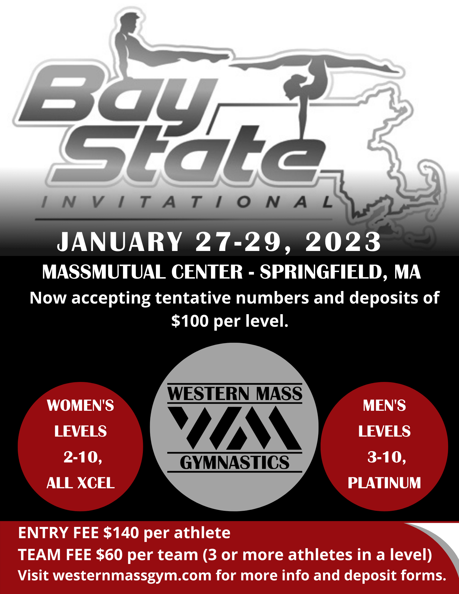 Bay State Invitational Western Mass Gymnastics Meet