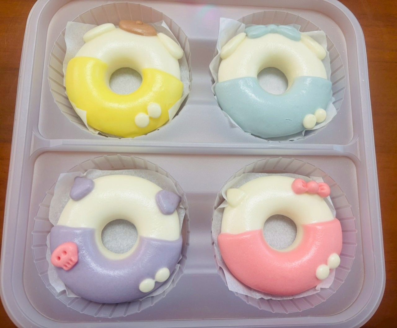 造型甜甜圈饅頭(4入)