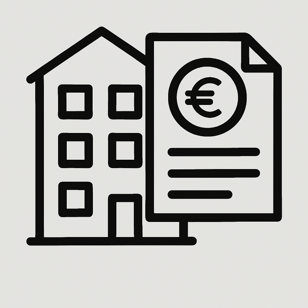 Piktogramm eines Wohnobjektes