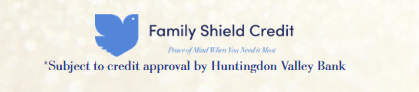 Family Shield Credit logo with text saying 