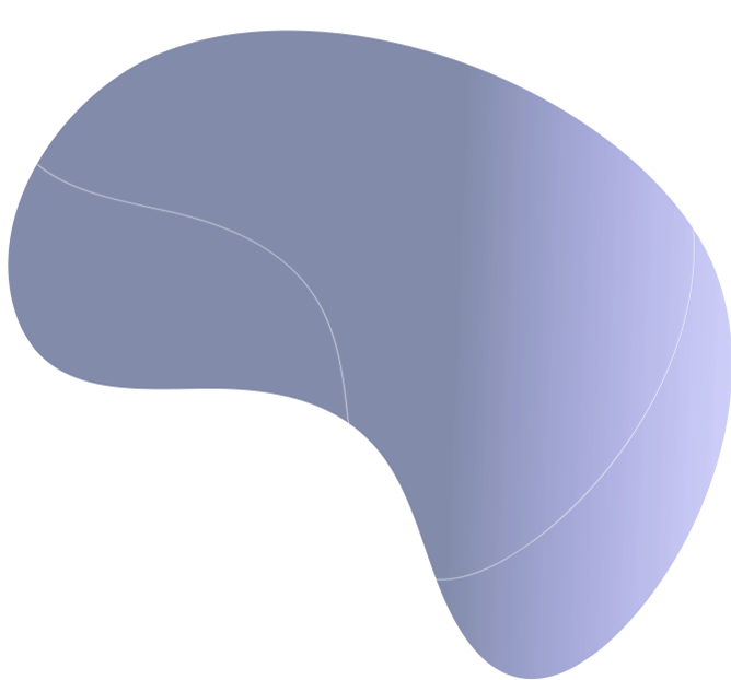 A purple circle with a shadow on a white background.