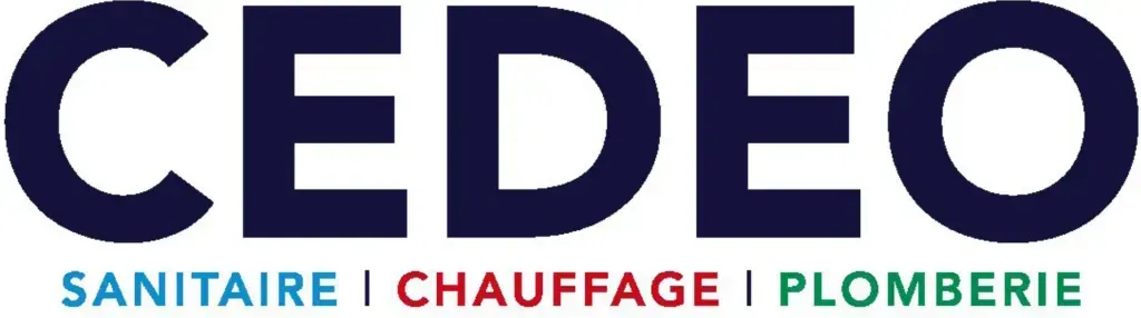 Logo de CEDEO, fournisseur français de matériel sanitaire, de chauffage et de plomberie.