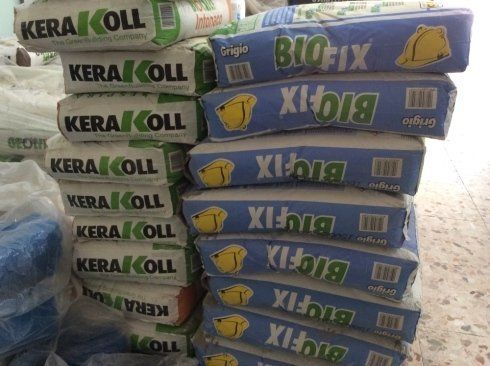 sacchi di cemento per l'edilizia