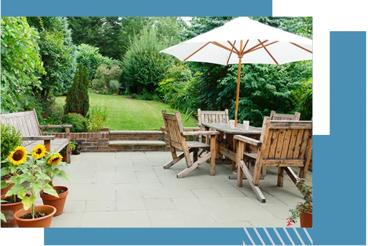 Beautiful Patio — Baltimore, Maryland — C & F Greystone
