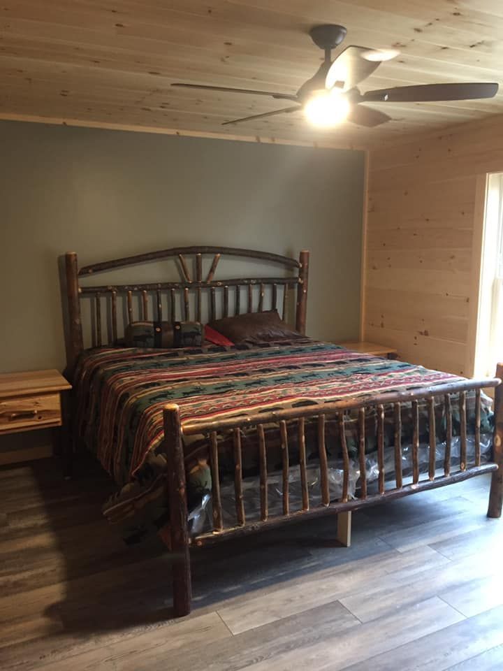 Lighting for bedroom installed by Gilbert Electric