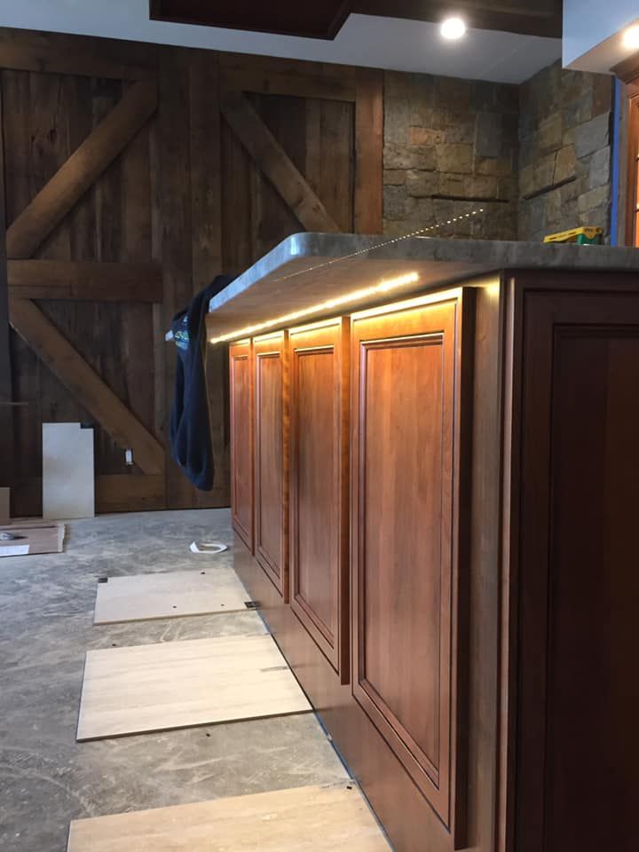 Cabinetry lighting by Gilbert Electric
