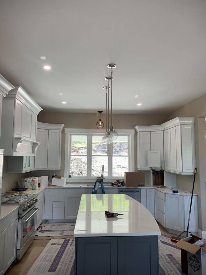 Interior House kitchen electrical work