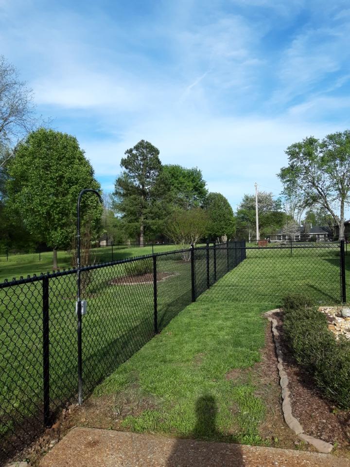 Medal residential fence in Clarksville, TN