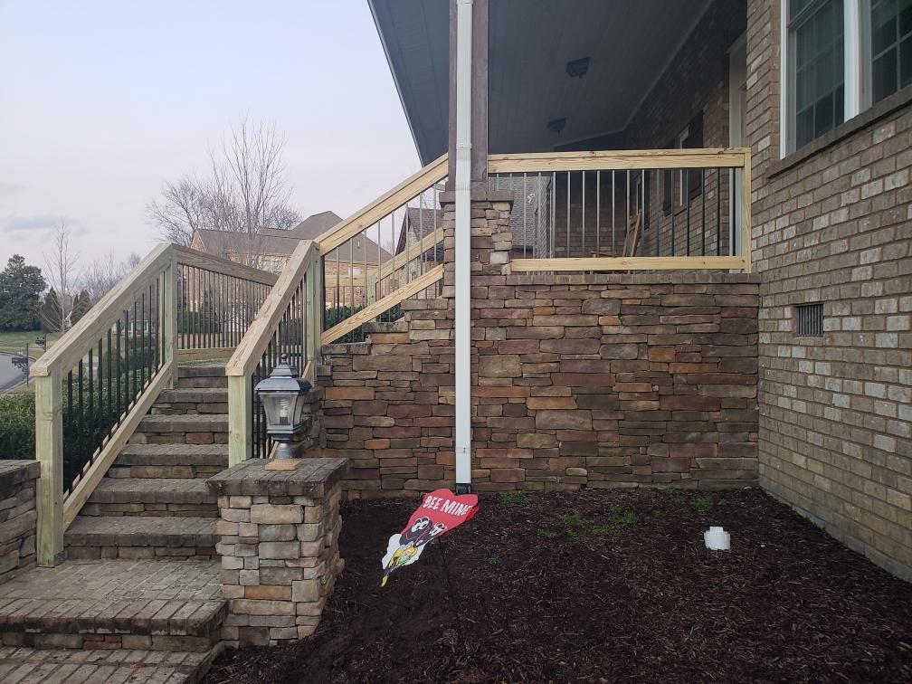 custom deck fence Clarksville, TN