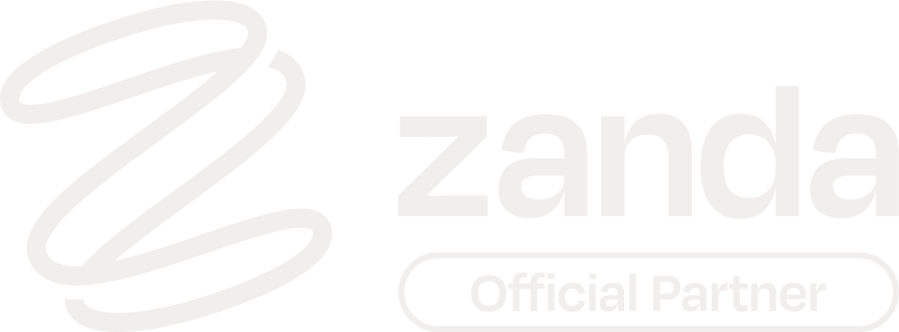 Zanda official partner logo, trusted Australian website design for health professionals