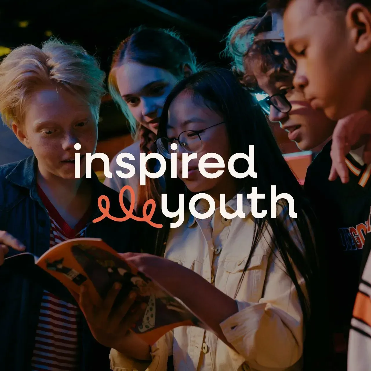 Inspired Youth non-profit logo & brand design, non-profit marketing project