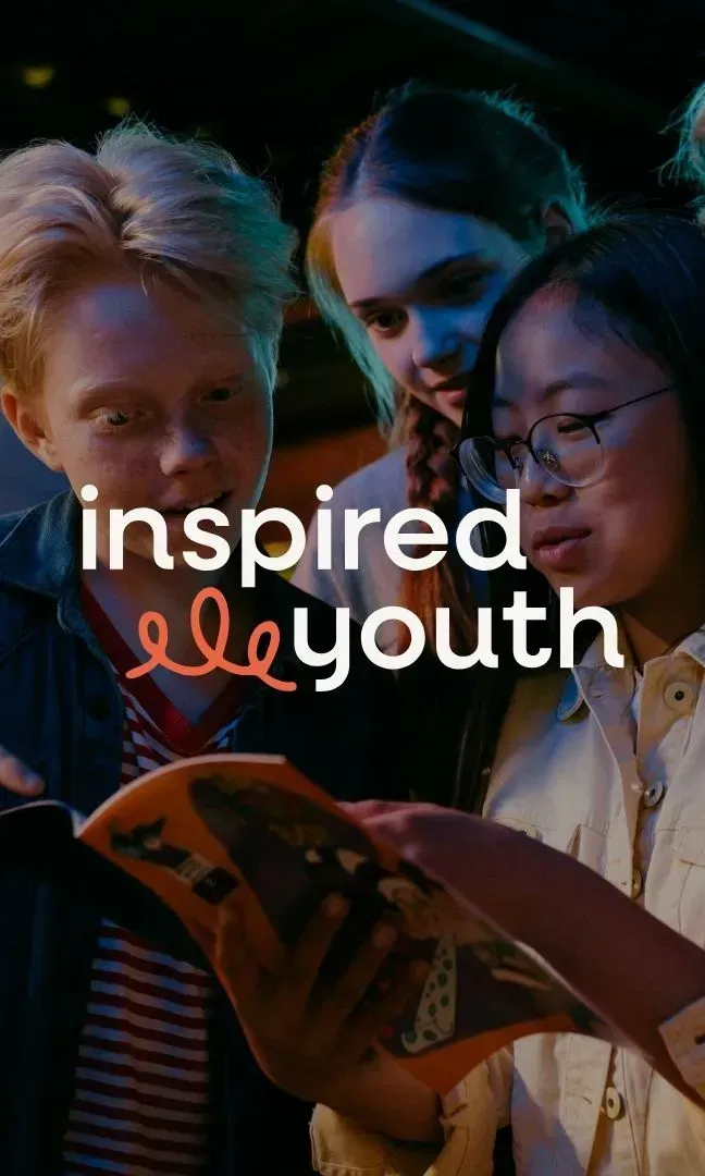 Inspired Youth non-profit logo & brand design, non-profit marketing project