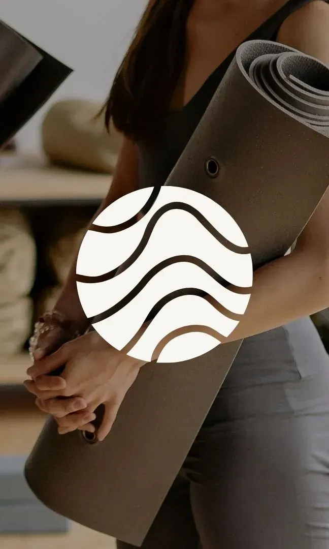 Mindful Motion health and wellness logo & brand design, health marketing project