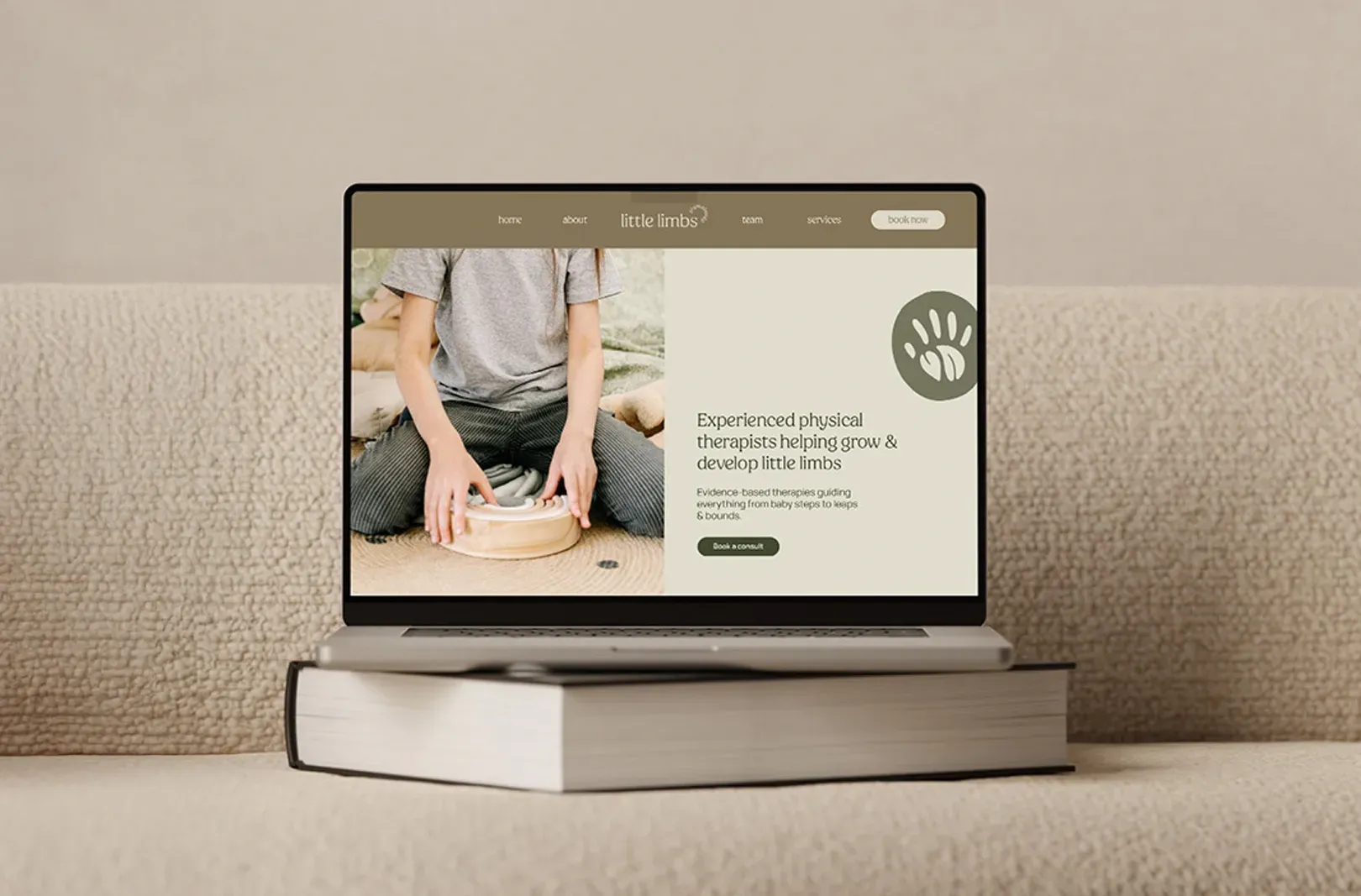 logo brand design for health and wellness, brand design for nutritionist