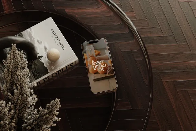 Evergrow Occupational Therapy logo & brand design, health marketing project