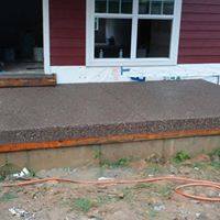 Porch Concrete Service — Front of the House with Concrete Flooring in Louisville, KY