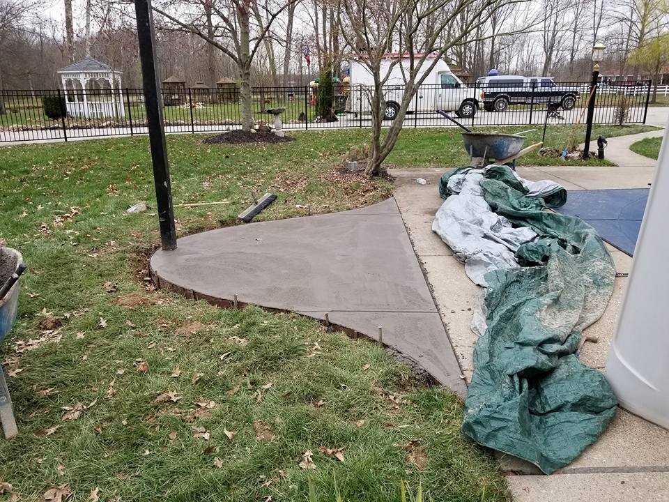 Custom Concrete Flooring — Arched Flooring After  in Louisville, KY