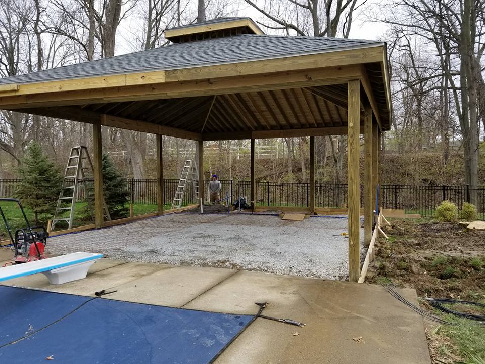 Shed Flooring — Open Shed Flooring Under Construction in Louisville, KY