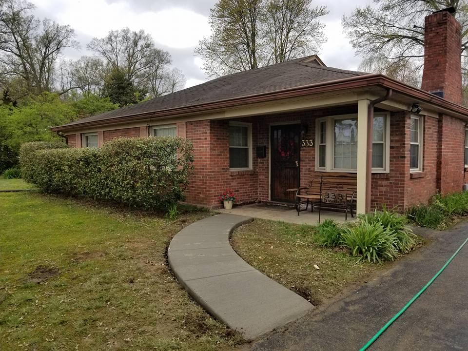 Sidewalk of the House — Pathway Sidewalk to House in Louisville, KY