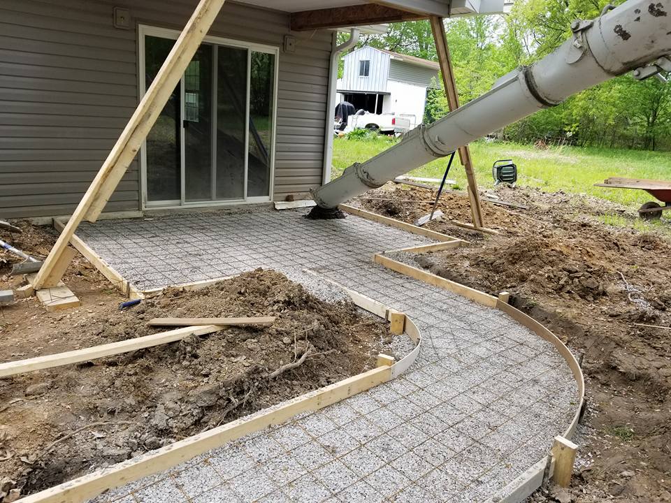 Outdoor Pathway Construction — Putting Cement to the Flooring in Louisville, KY