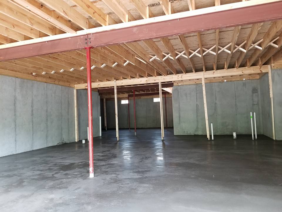Storage Concrete Flooring — Empty Storage Room 1 in Louisville, KY