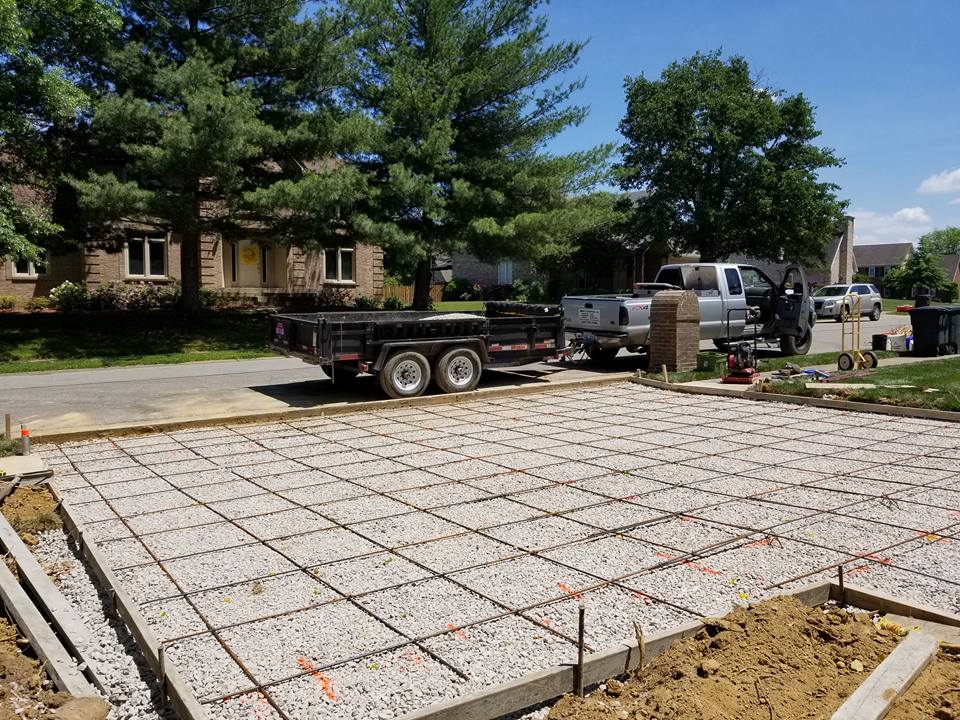 Garage Flooring Reconstruction — Unreconstructed Garage Flooring in Louisville, KY