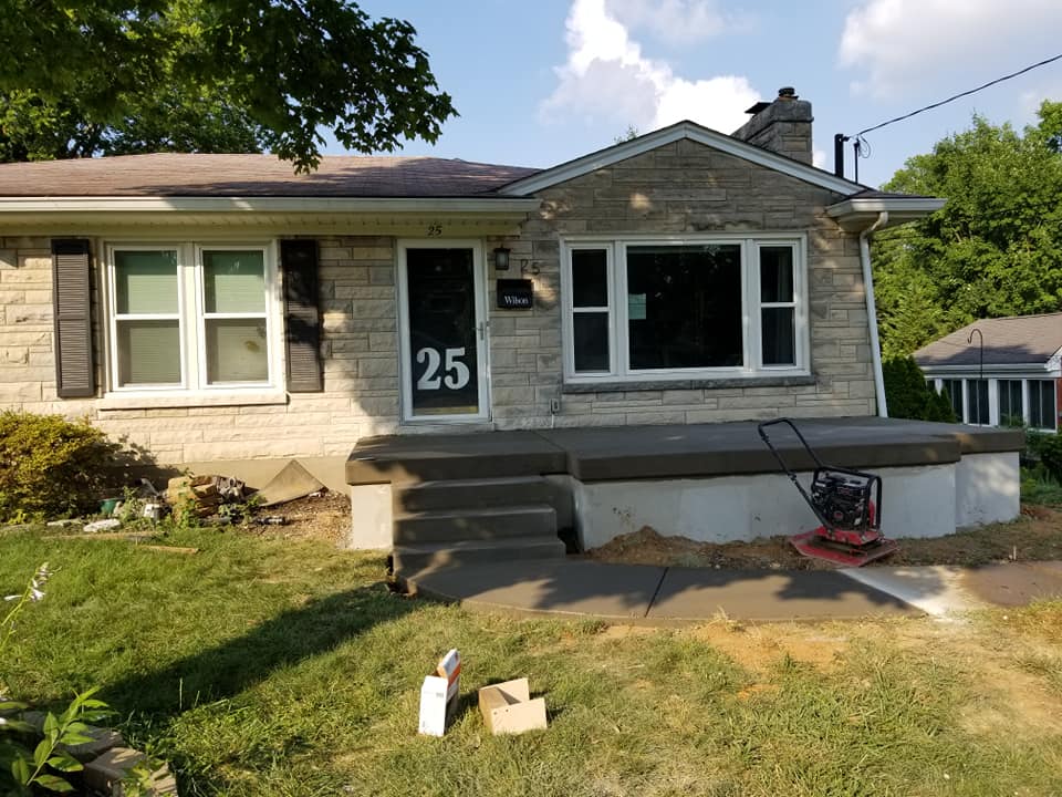 Porch Pathway Upgrade — Completed Porch Pathway in Louisville, KY