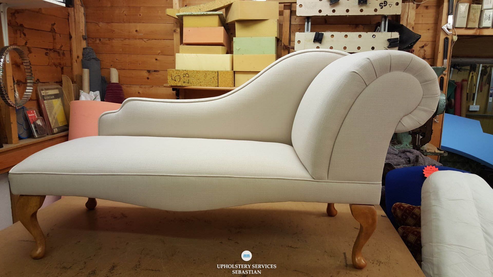 Chaise in Linen fabric