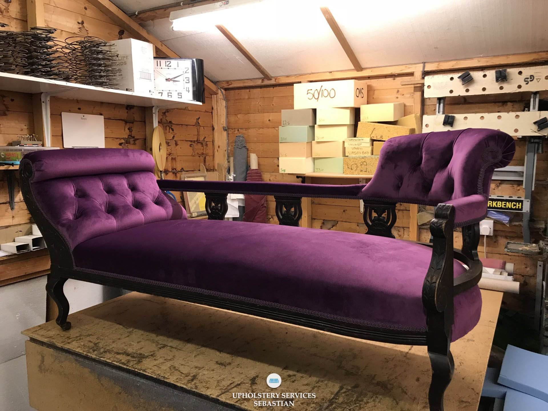 Chase reupholstered