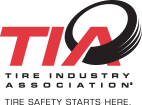 The logo for the tire industry association says `` tire safety starts here ''.
