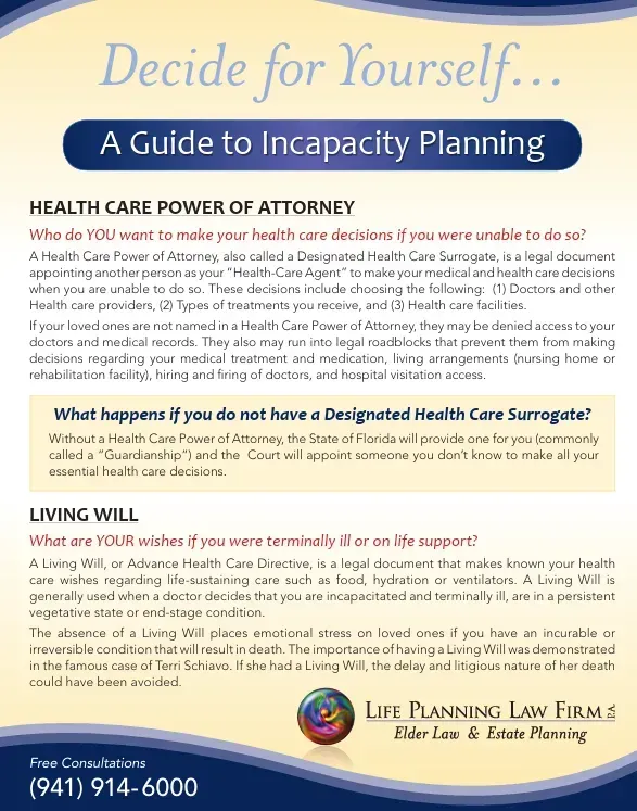 An informational flyer titled 