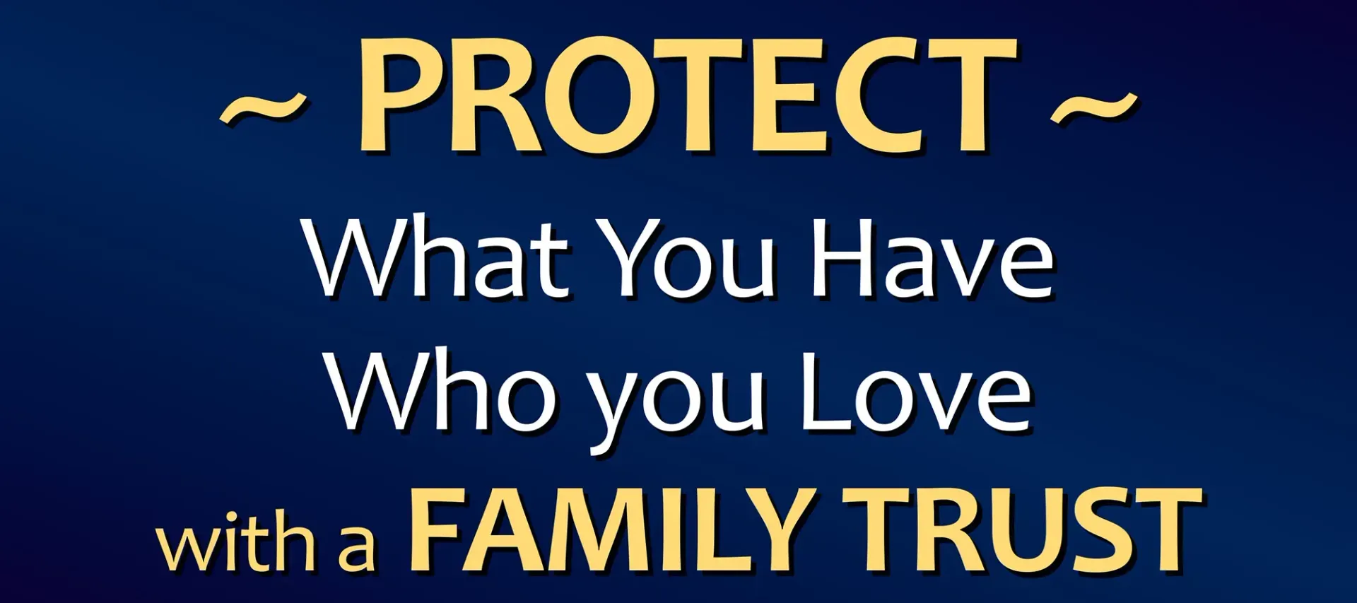 Text on a dark blue background reads: 