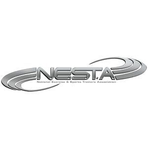 The logo for the national exercise & sports trainers association.