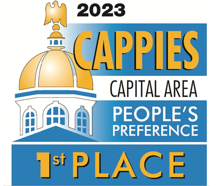 2023 Cappies Capital Area People's Preference award logo, with a building illustration and