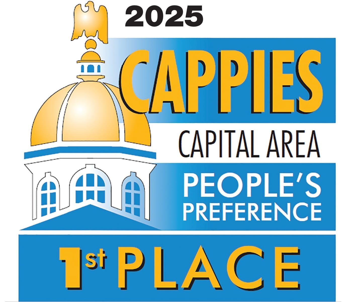 2025 Cappies award graphic with capital building and