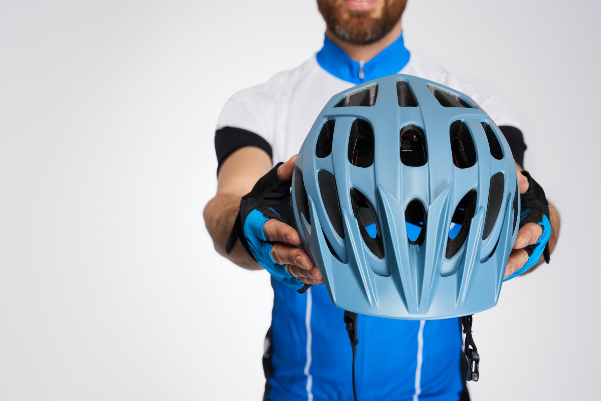 Bicycle Helmet on the ground broken