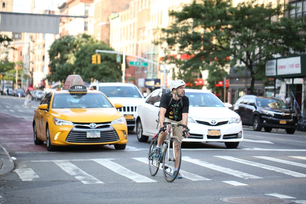 Cyclists on NYC Streets