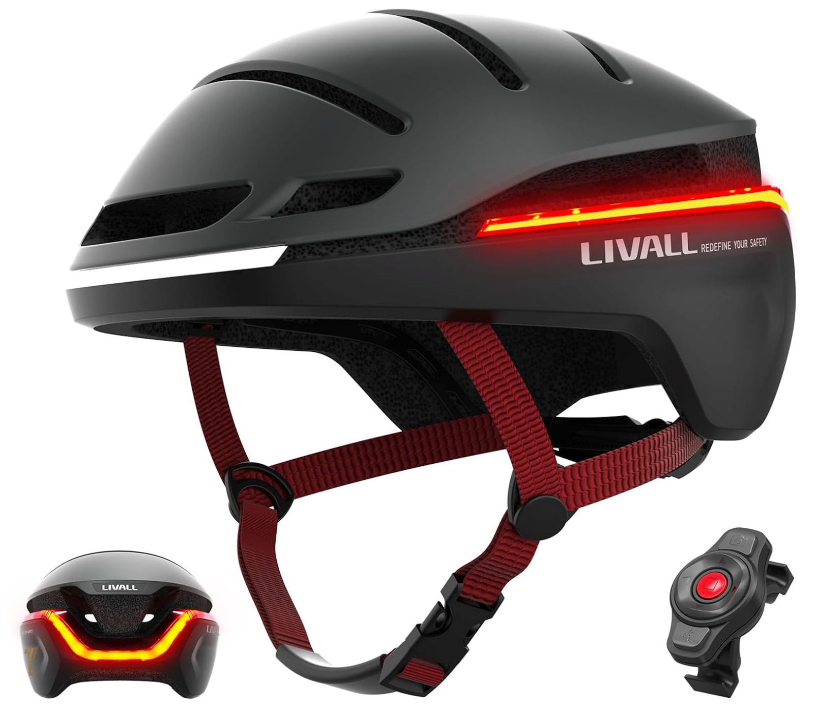 Livall smart bike helmet with lights and turn signals