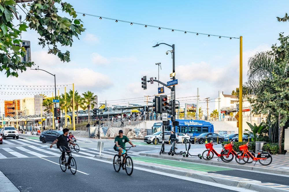 Los Angeles, California Measure HLA bicycle infrastructure protected bike lanes