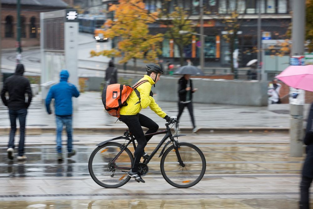 The Risks of Bicycling in Rain